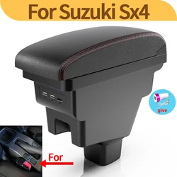 For Suzuki SX4 car armrest interior modification car armrest box storage box car supplies interior details USB