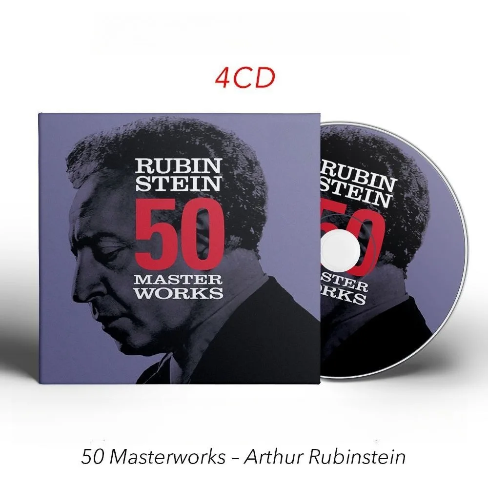 

Шедеврик Rubinstein 50 — классическое фортепиано Шопен Бетховен, классическая музыка, 4 компакт-диска