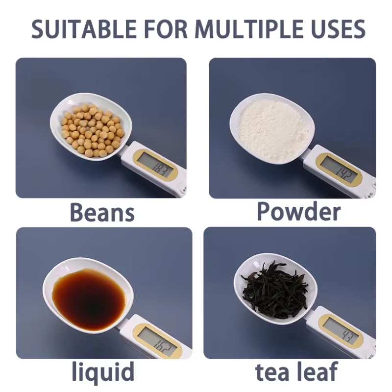 1pcs Electronic Measuring Spoon Scale Kitchen Tools Portable Electronic Scale LCD Digital Measuring Food Digital Spoon Scale gallery 2