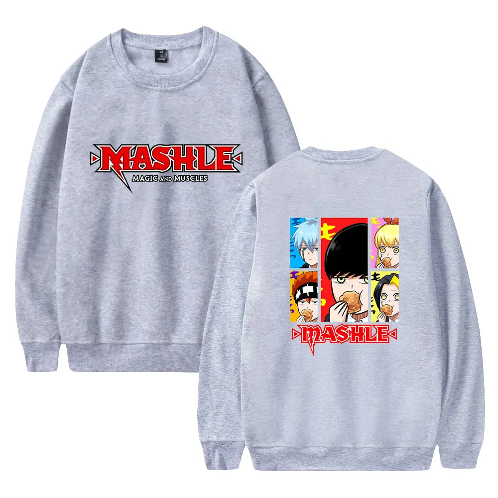 

Mashle Magic and Muscles Anime O-Neck Sweatshirt Women Men Long Sleeve Pullover Tracksuit Fashion Streetwear Casual Clothes