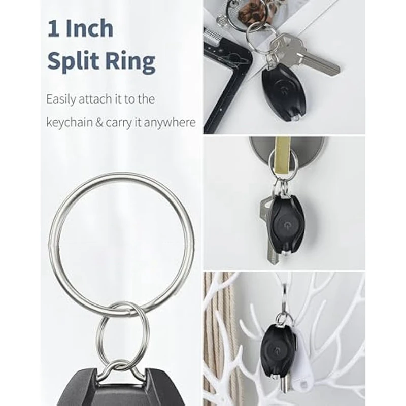 5Pack LED Keychain Flashlight Mini LED Keychain Light Set Portable Battery Powered Key Ring Torch For Outdoor Camping Party