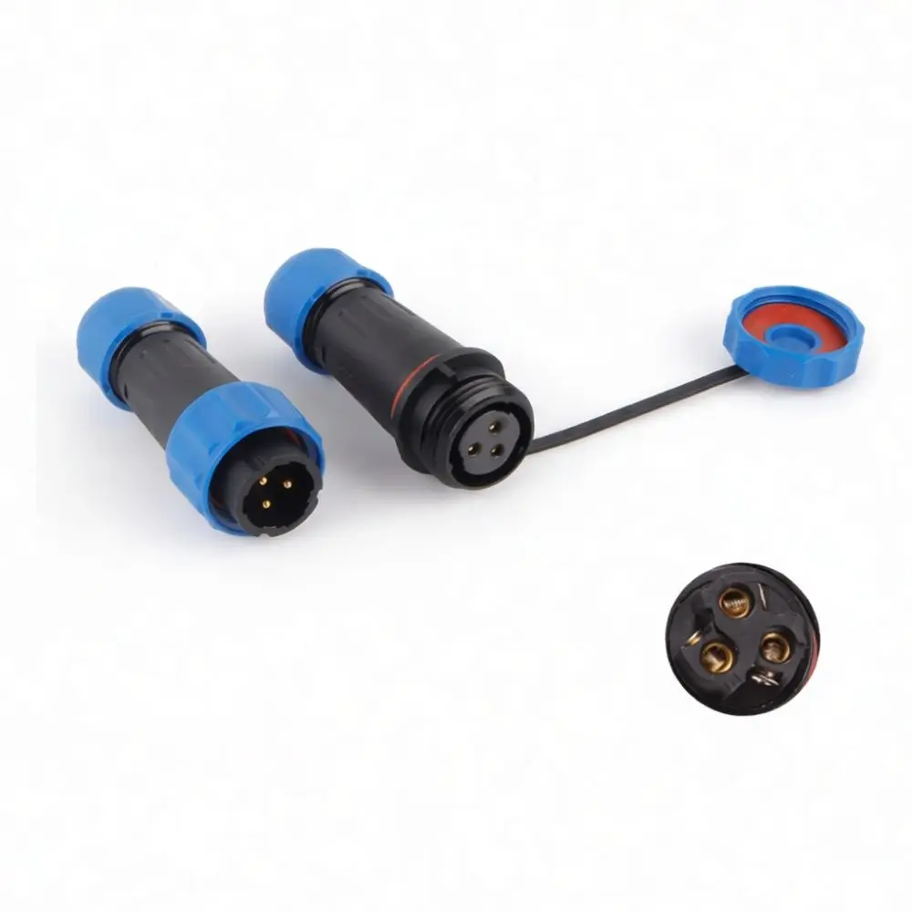 Industrial Aviation Plug Socket Waterproof Connector Screw Locking For Qiaolian Electronic Device Cable Signal Transition