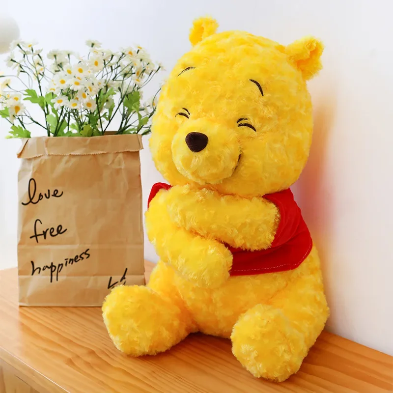30/70cm dibujos animados Winnie The Pooh Disney juguetes de peluche Kawaii lindo muñecos de peluche Pooh oso almohadas rellenas regalos para niños Navidad