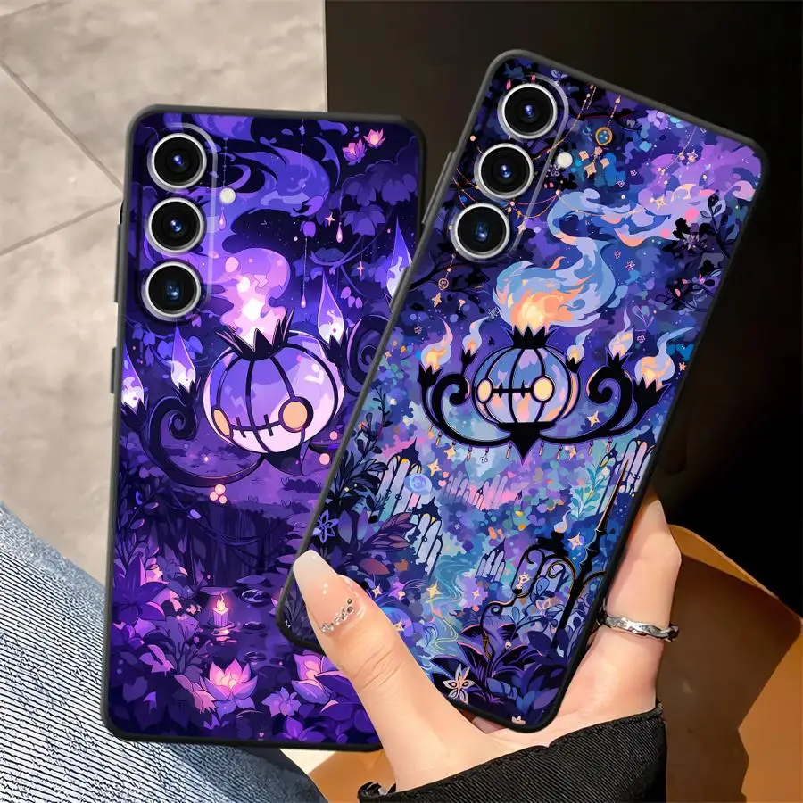 P-PokemonS ChandelureS Phone Cover Case for Samsung Galaxy A13 A14 A27 A52 A34 A73 A16 A05 A17 A12 A15 A35 A04 A36 A26 A51 A71