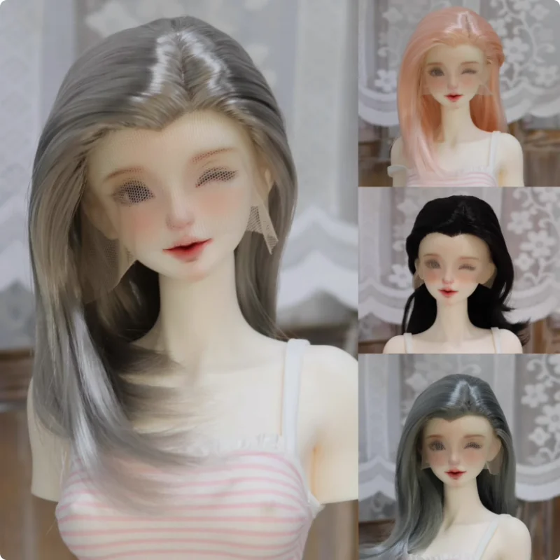 

Парики для кукол BJD, длинные волнистые волосы для куклы 1/3 MDD SD, аксессуары для вьющихся волос, парик из молочного волокна