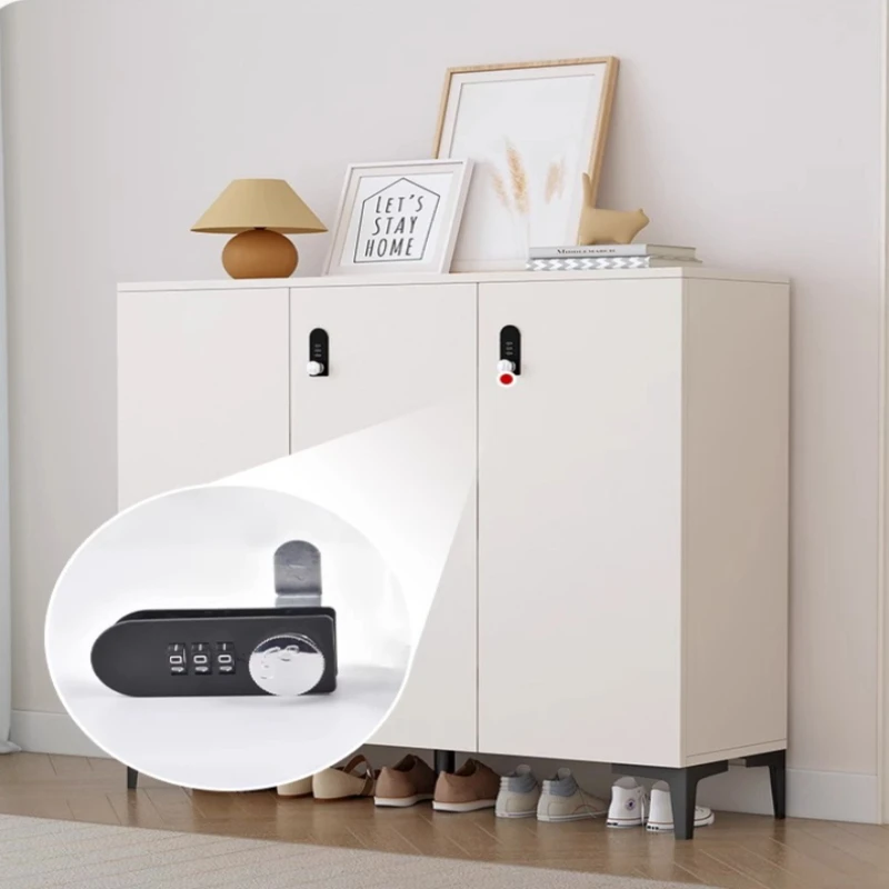 House Shoe Cabinet With Password Lock Living Room Cabinets Shoerack Shoe-shelf Organizers Storage Multipurpose Furniture