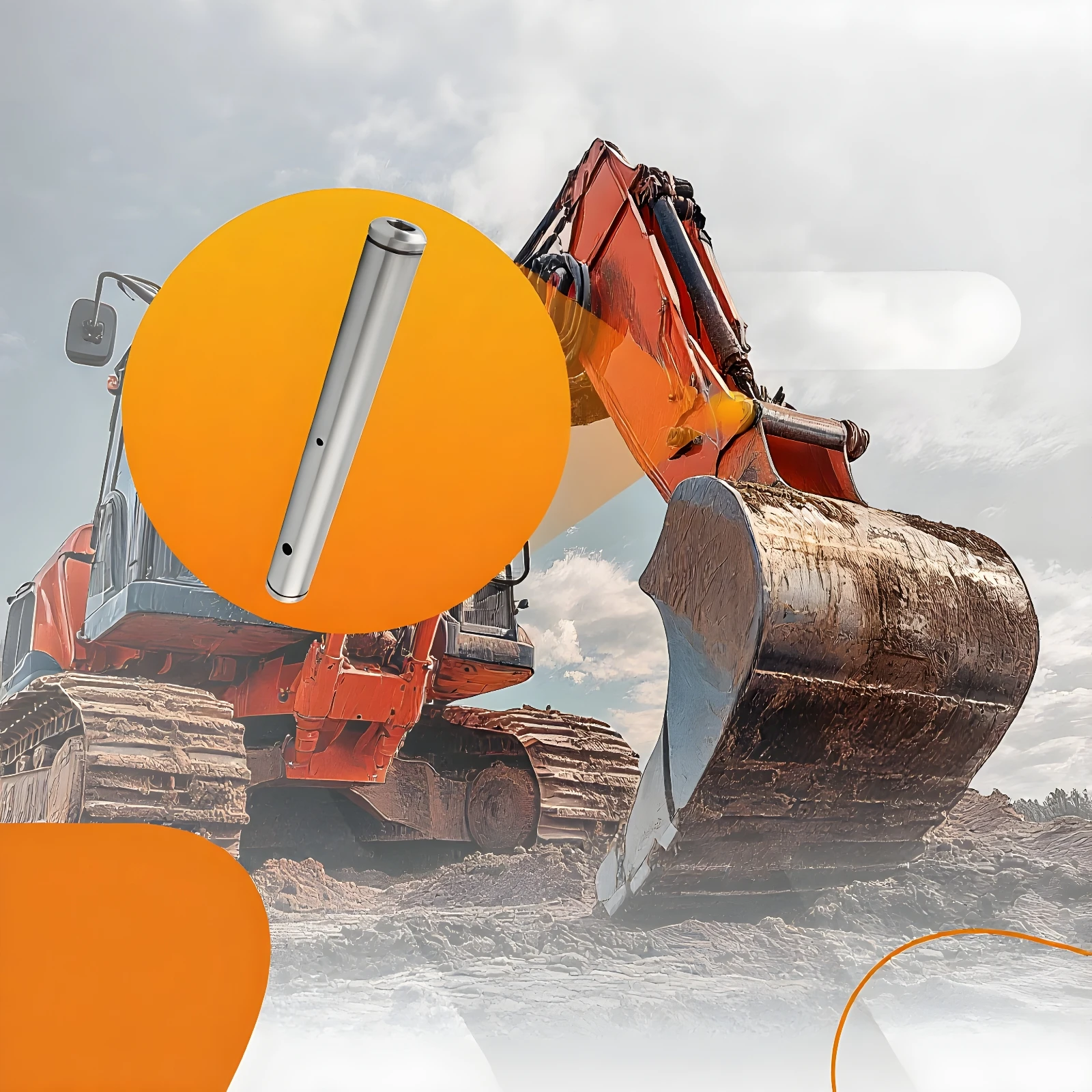 

Смазываемый главный штифт крепления ковша для KUBOTA KX121/KX91 KX71 KX033-4 KX040-4 U35