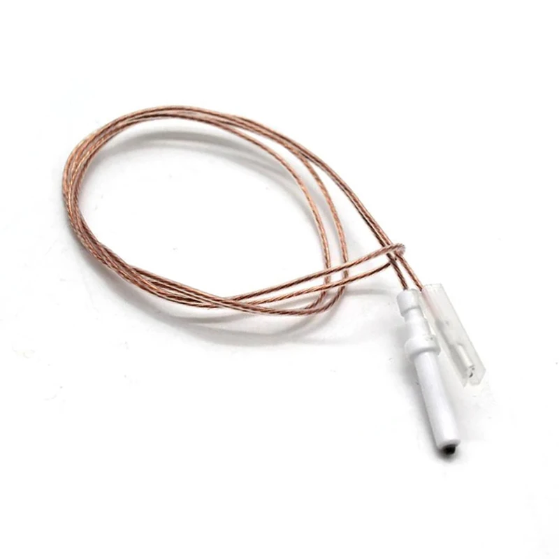 Gas Cooker Range Stove Spare Parts Igniter Electrode Spark Plug 900mm Ignition Cable Cooker Ignition Pin Wire Ceramic 35mm 2PCS