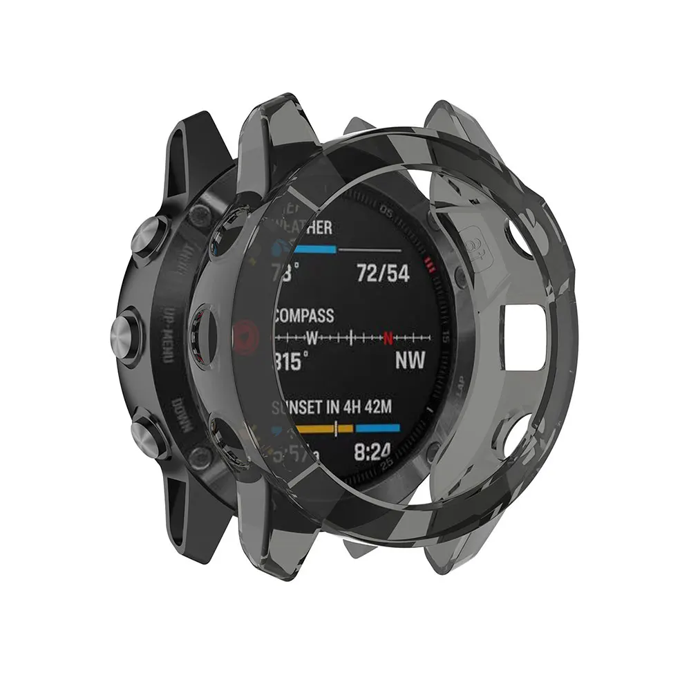 Soft TPU สำหรับ Garmin Fenix 6 6S 6X สมาร์ทนาฬิกากรอบ Protector กรอบสำหรับ6 Pro 6S Pro 6X Pro ซิลิโคนกรณี