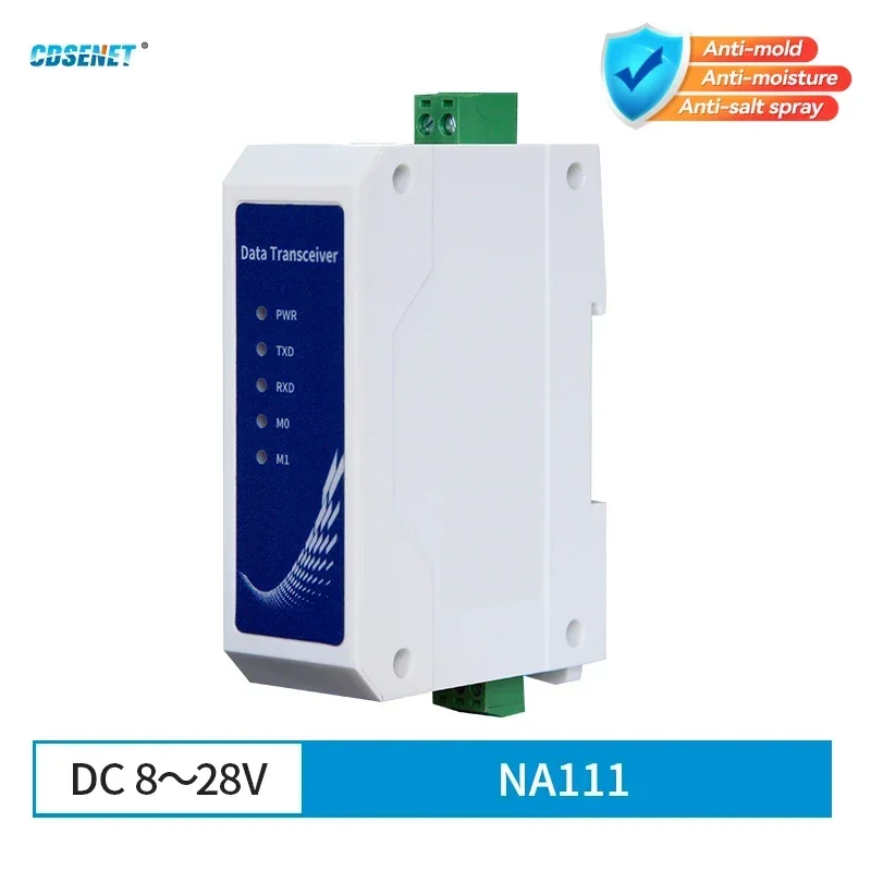 Serial Ethernet Server RS485 RJ45 Interface CDSENET NA111 Series DC AC IP TCP UDP HTTPD IPV4 Network Protocol Serial Device PLC