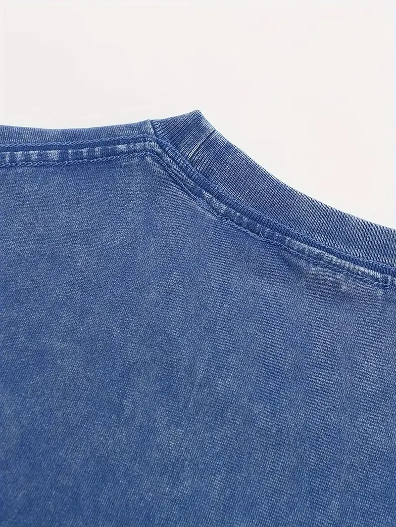 Amor dos desenhos animados arte impressão lavada camiseta feminina verão respirável confortável algodão manga curta all-match streetwear