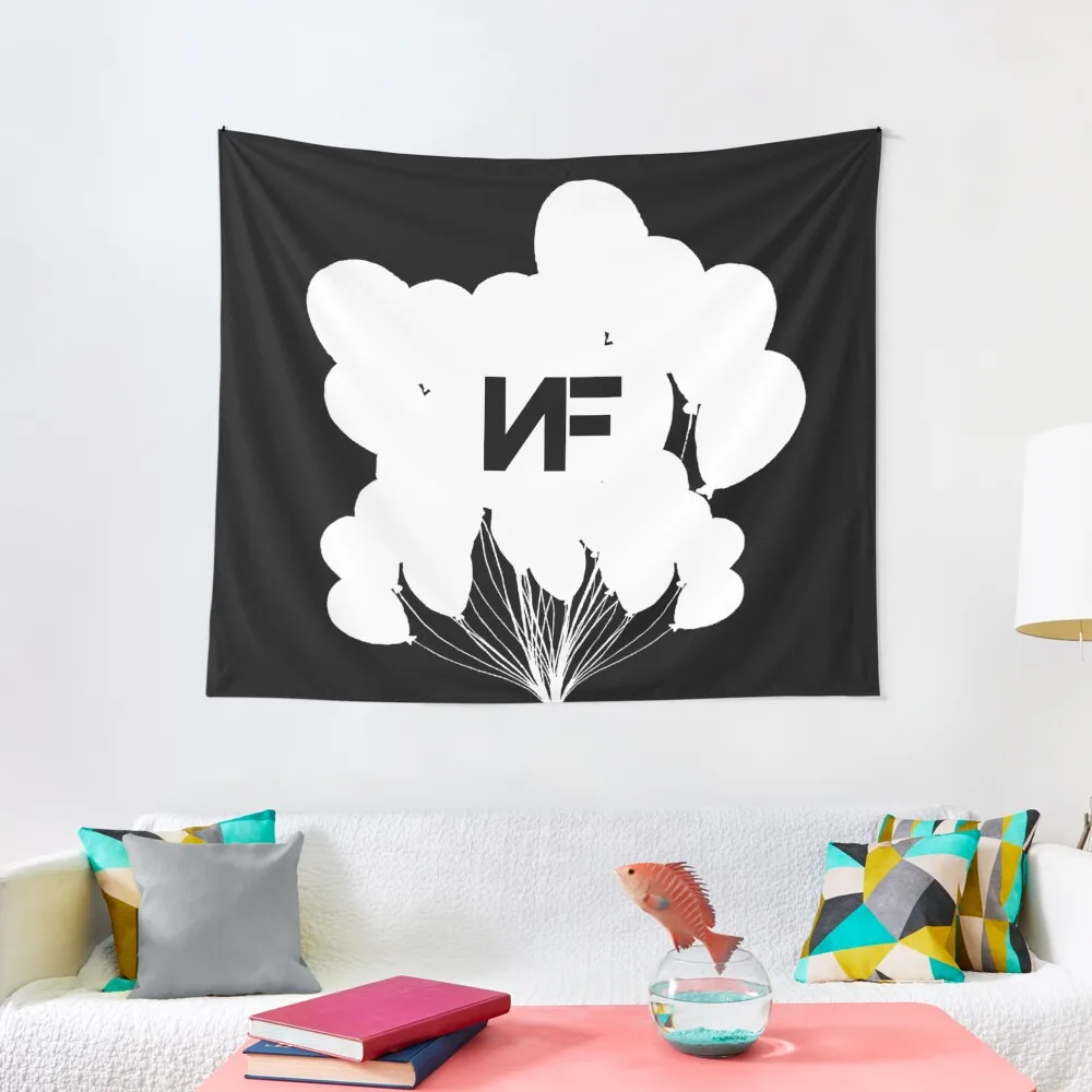 

NF Balloons (White Logo) Tapestry Wall Decoration Mushroom Decorations For Your Bedroom Wall Hanging Decor Tapestry