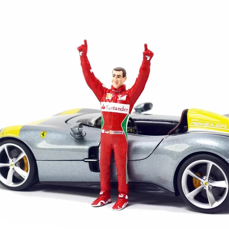 

1:18 Scale 1Pcs Resin Model Scene Accessory Germany Driver Racing Car Racer Champion Action Figure Collection Display Toys Fans