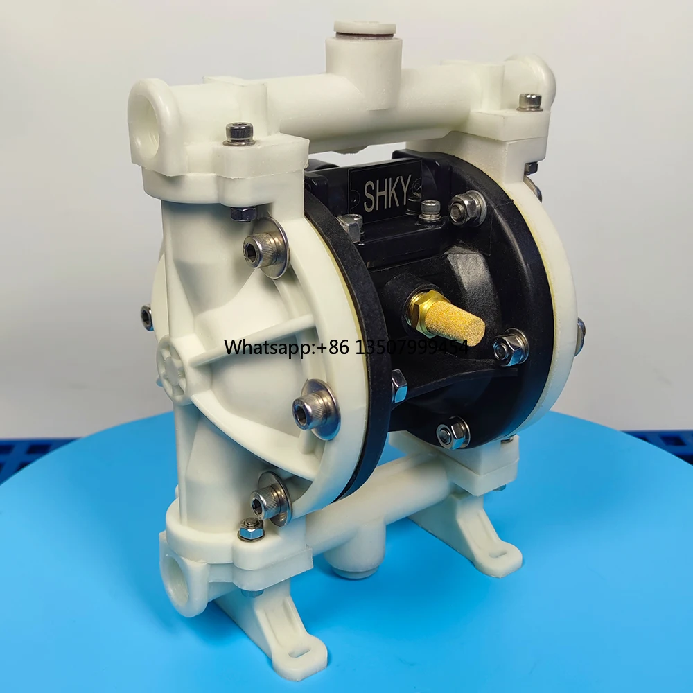 

KY-15SSYJJJ Polypropylene PP Diaphragm Pump Small 40 Lpm 1/2 Inch Pneumatic Mini Plastic Pump for Water Treatment Industry