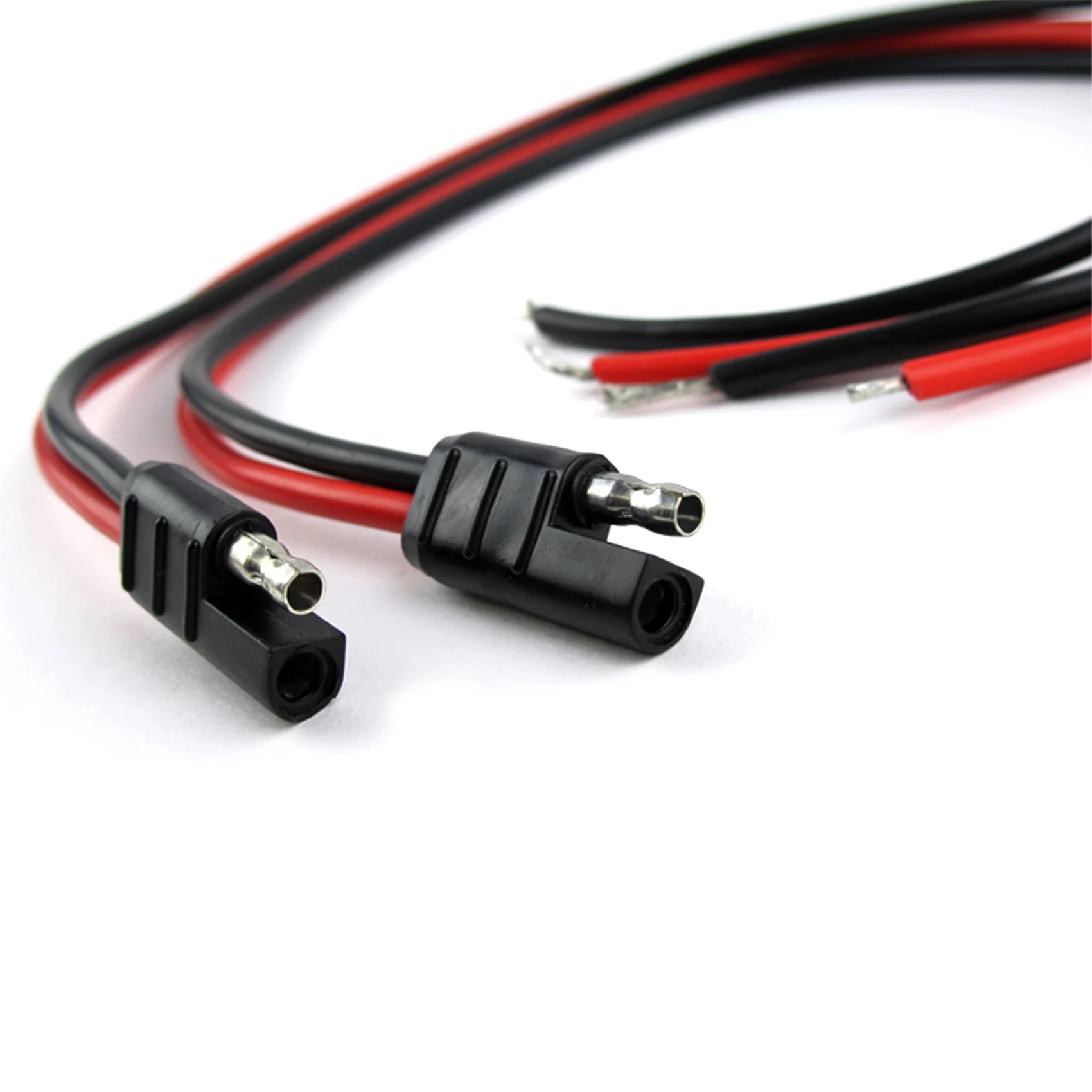 Daily Sale 2Pair DC Power Cord Cable For Motorola Repeater Mobile Radio CDM1250 GM300 GM3188 A228 30Cm