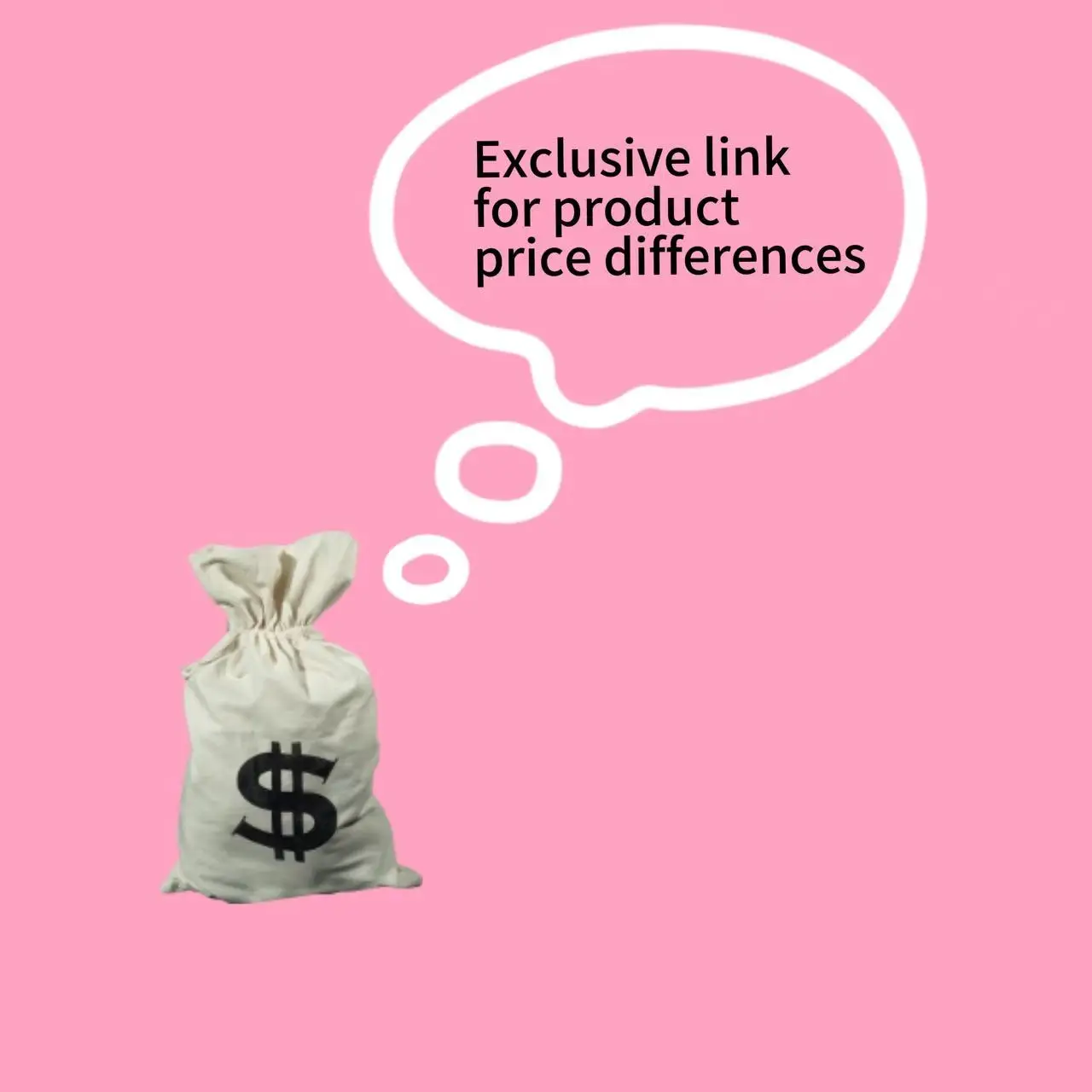 Exclusive link for product price difference