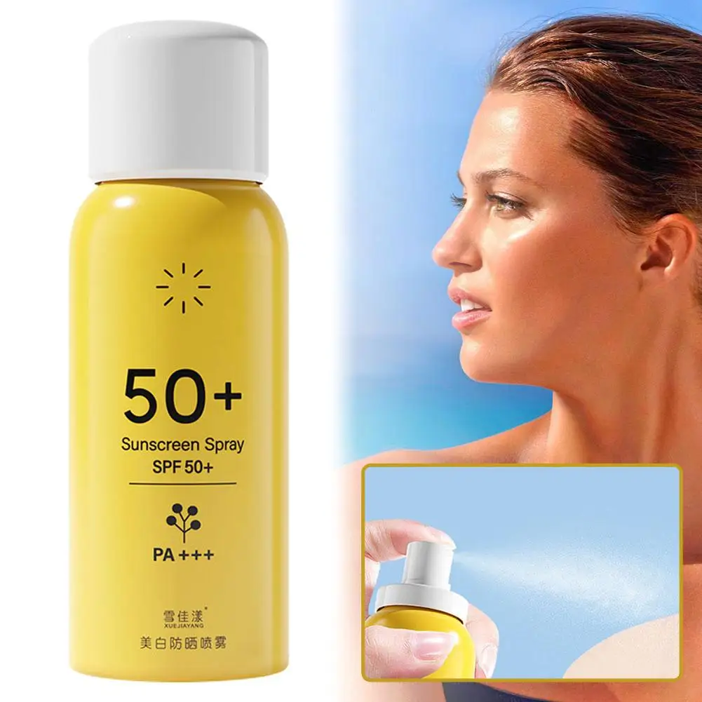 

1pc Sun Screen For Face Sun Protection For Face UV Protection Sunscreen Spray For Face Skin Care Product Non-Greasy For Swi Q1I0