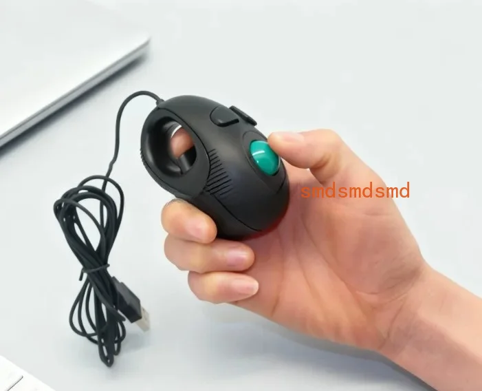 HS-01 3G Handheld Laptop Mini Wired Trackball Mouse Finger Mouse