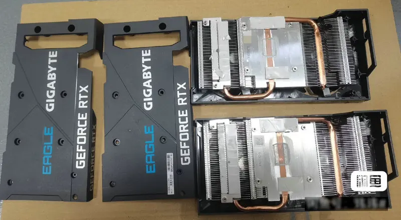 The Radiator Cooler for Gigabyte RTX3050 EAGLE Graphics Video Card with Backplate