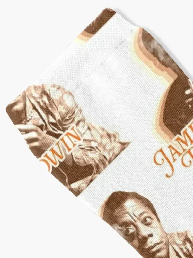 James Baldwin T-ShirtRetro James Baldwin Sepia Fade Tribute Socks kids sport Women Socks Men's