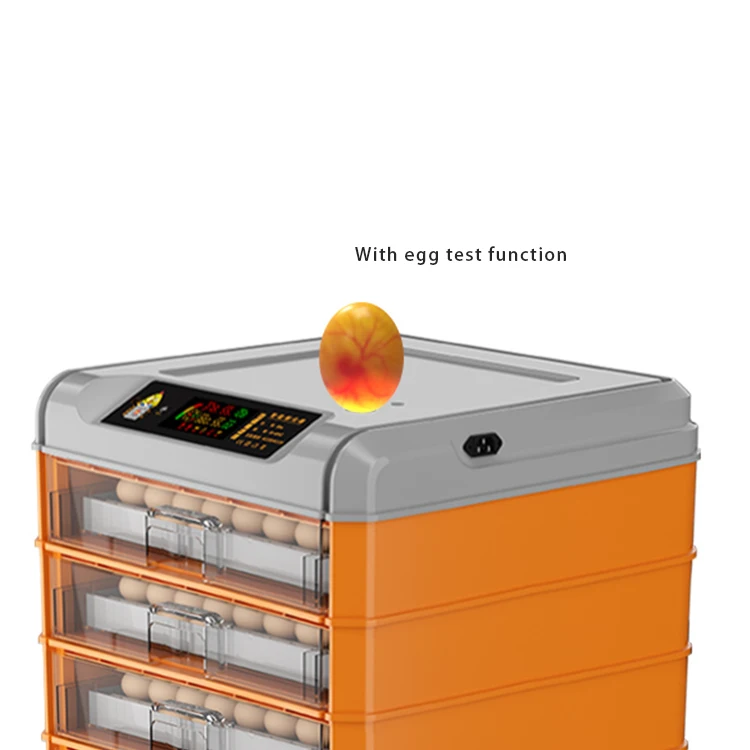 

6 Layers 384Pcs Automatic Temperature and Humidity Control Hatching Machines Egg Incubator