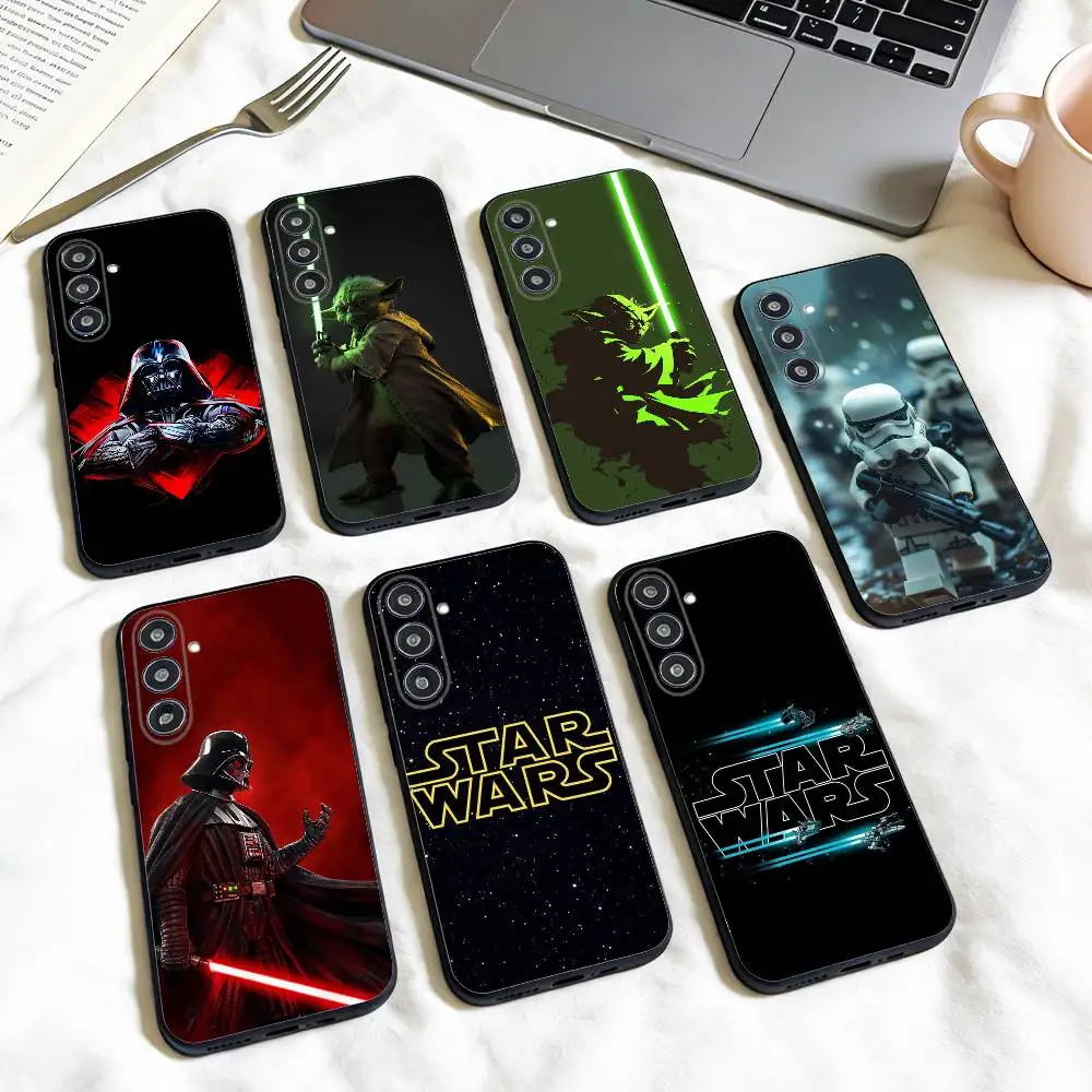 

Sci-Fi E-Epic S-Star W-War phone Case For Samsung Galaxy A73,A72,A71,A70,A53,A52,A51,Others Soft Black Shell
