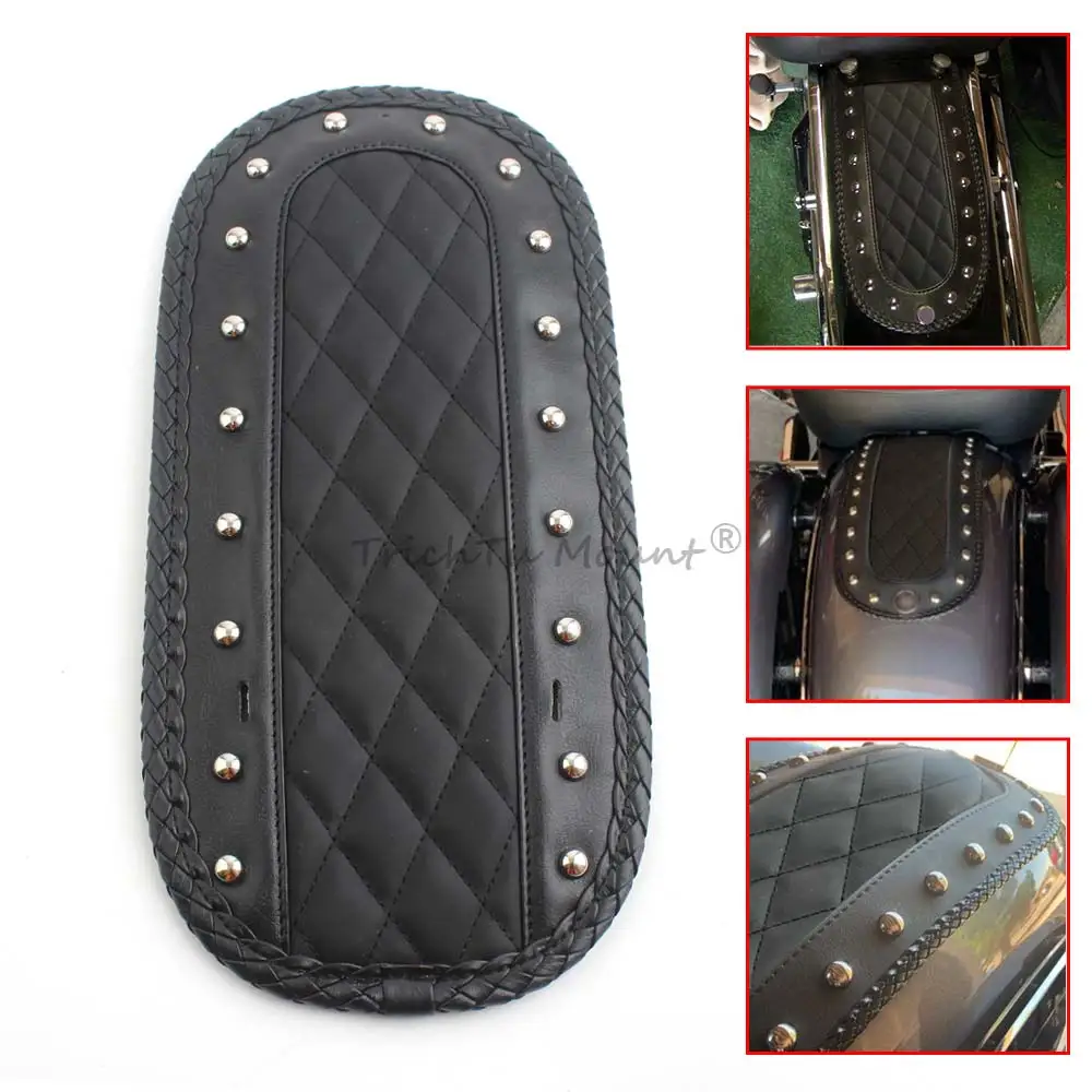 Motor Rear Fender Bib Solo Seat Cover Fit For Harley Touring Electra Glide Street Glide Road King Ultra Classic 2003-2023 Black