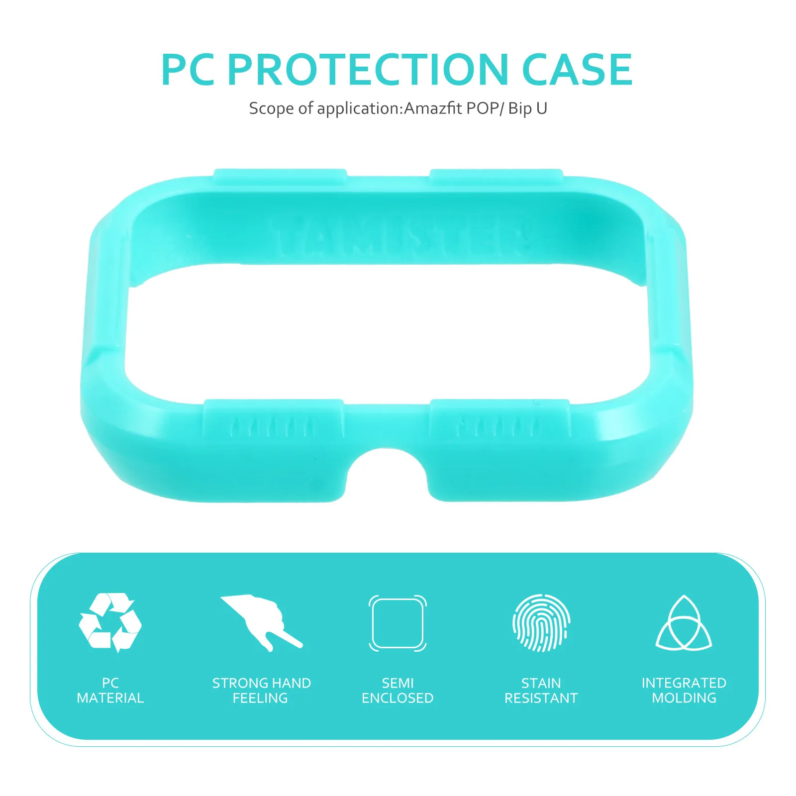 1 unidad: funda protectora para reloj inteligente, fabricada en material de policarbonato, con diseño clásico y elegante, resistente a golpes y arañazos, compatible.