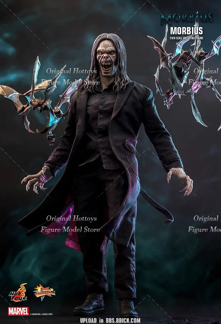 HOTTOYS HT MMS665 1/6 Scale Male Soldier Dr. Darkness Morbius the Living Vampire Full Set 12-inch Action Figure Model Toys