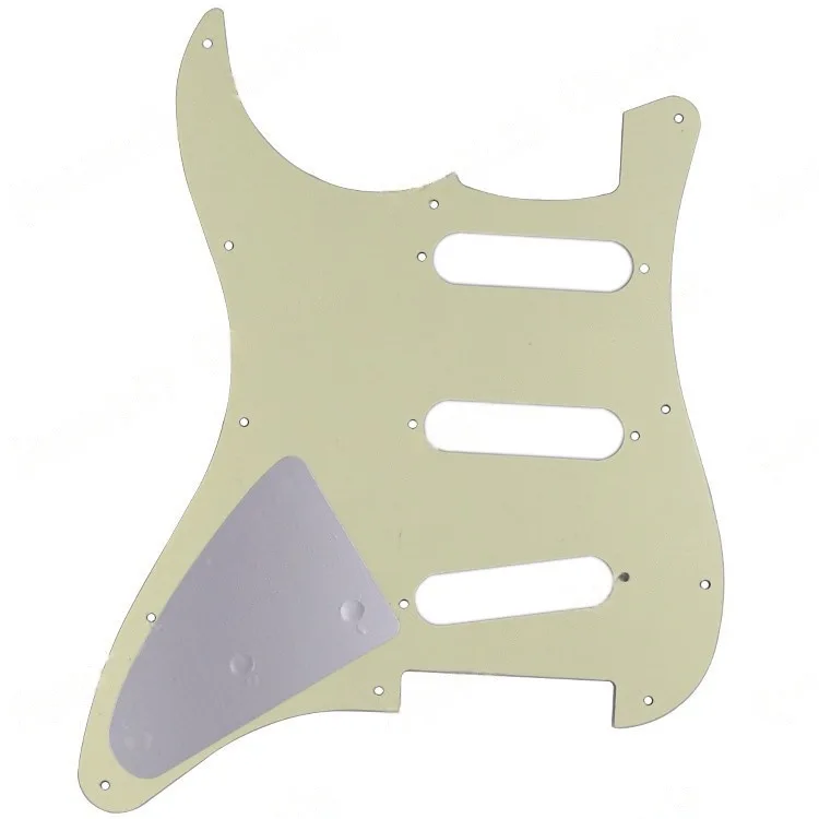 

St Sq Electric Guitar Pickguard Single Single SSS Electric Guitar Panel Three Single Front Cover Vintage Green