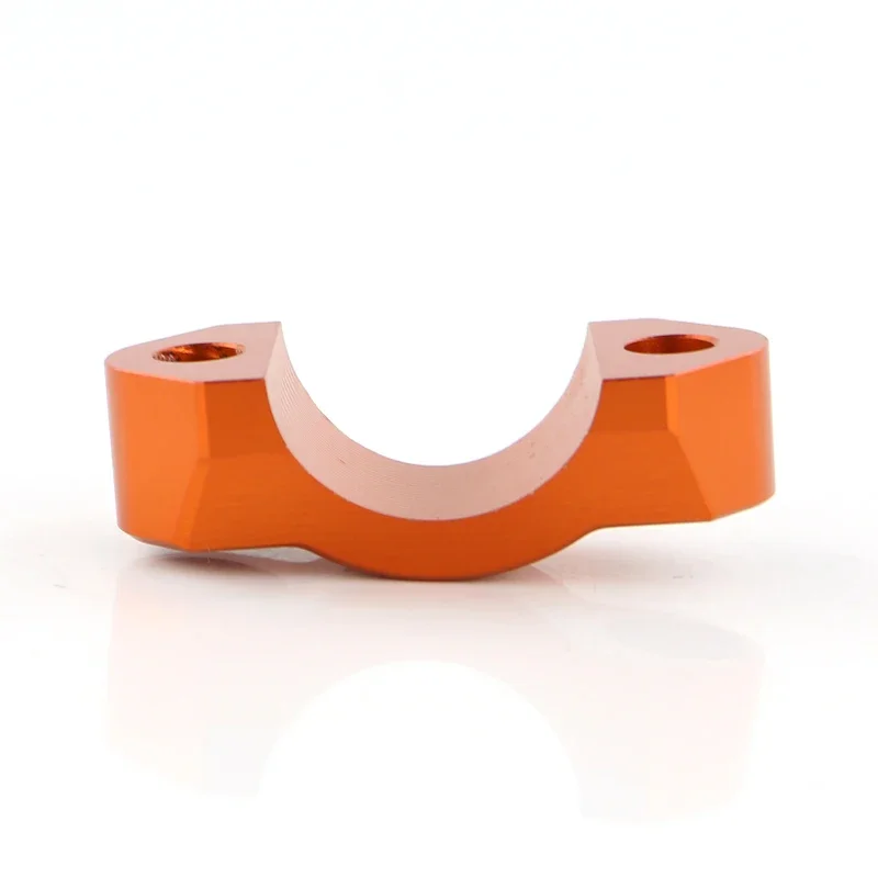 Motorcycle Rearview Mirror Bracket Brake Master Cylinder Mirror Mount Clamp Cover CNC Aluminum Orange 790 Duke 2018 2019 For KTM