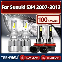 Lampa Canbus Led 360W 60000lm żarówki reflektorów samochodowych 12V 6000K Turbo światła przeciwmgielne dla Suzuki SX4 2007 2008 2009 2010 2011 2012 2013