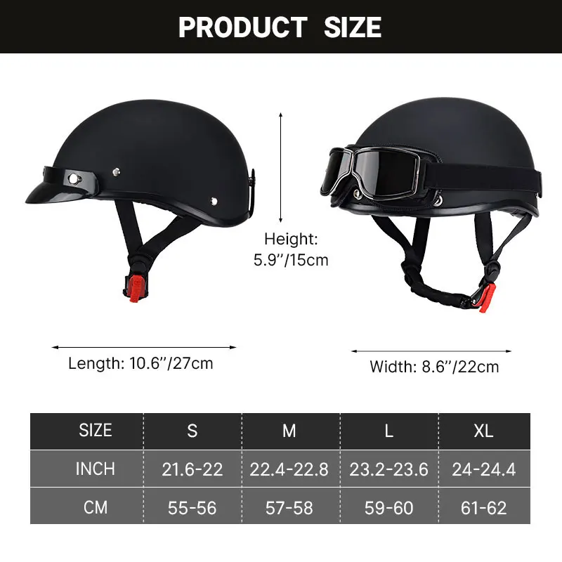 DOT Certified Viseira Para Capacete Chuva Helmet Open Face Motorbike Riding Casque Electric Moto Helmet Adult Casco Motocycle