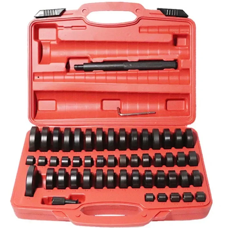 52-Piece Set Disc Bearing Seal Driver Pressure Disk Tool Set Bearing Bush Bearing Seal Driver Kit Automotive Repair Tool