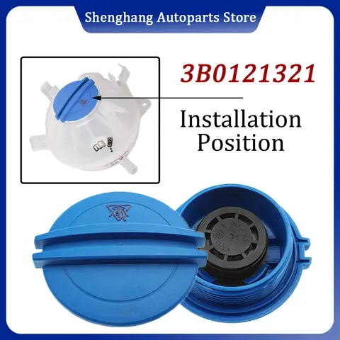 폭스바겐 골프 제타 아우디 A4 A5 A6 Q5 TT용 냉각수 확장 탱크 캡 6Q0121407B OEM 3B0121321 1J0121321B 1J0121321A 1J0121321