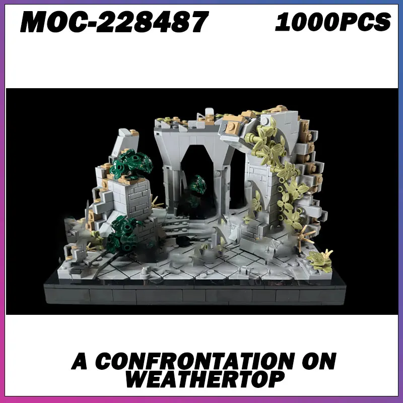 

1000PCS MOC-228487 MOC Hot Movie Architecture Expansion Building Block High Difficulty Assembly Model Toy Festival Children Gift