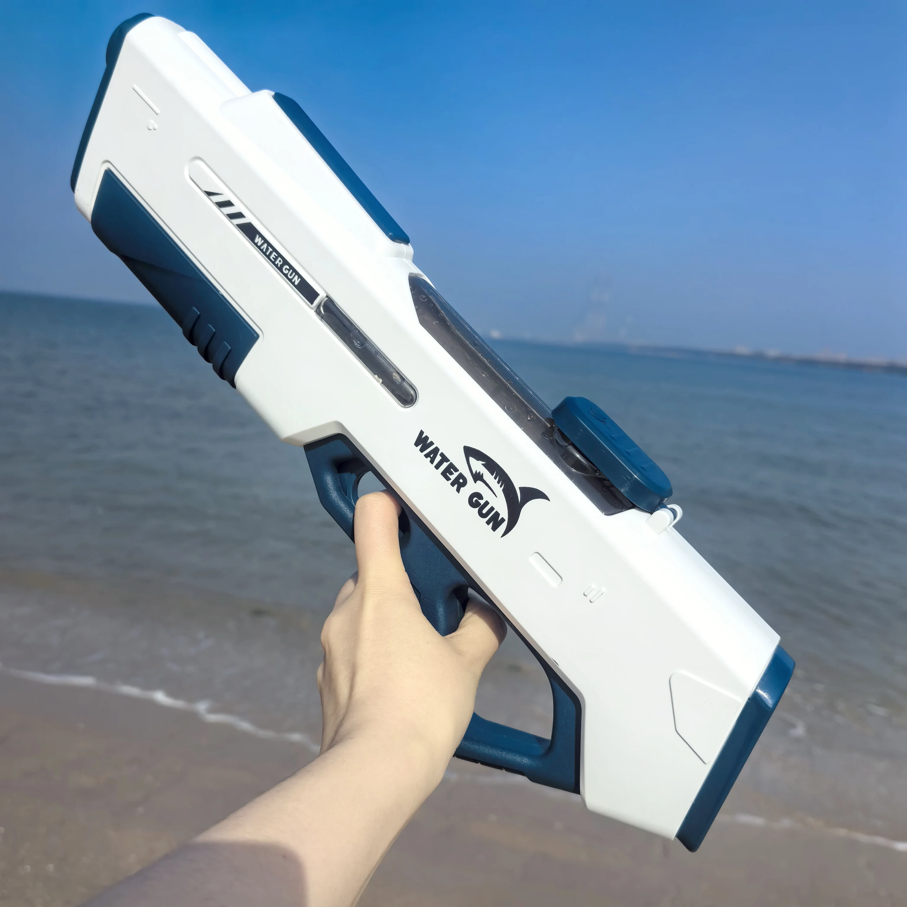 Outdoor Water Gun Toy Children Automatic Water Absorption Electric Water Gun Toys Hand Self-integration High-pressure Water Gun