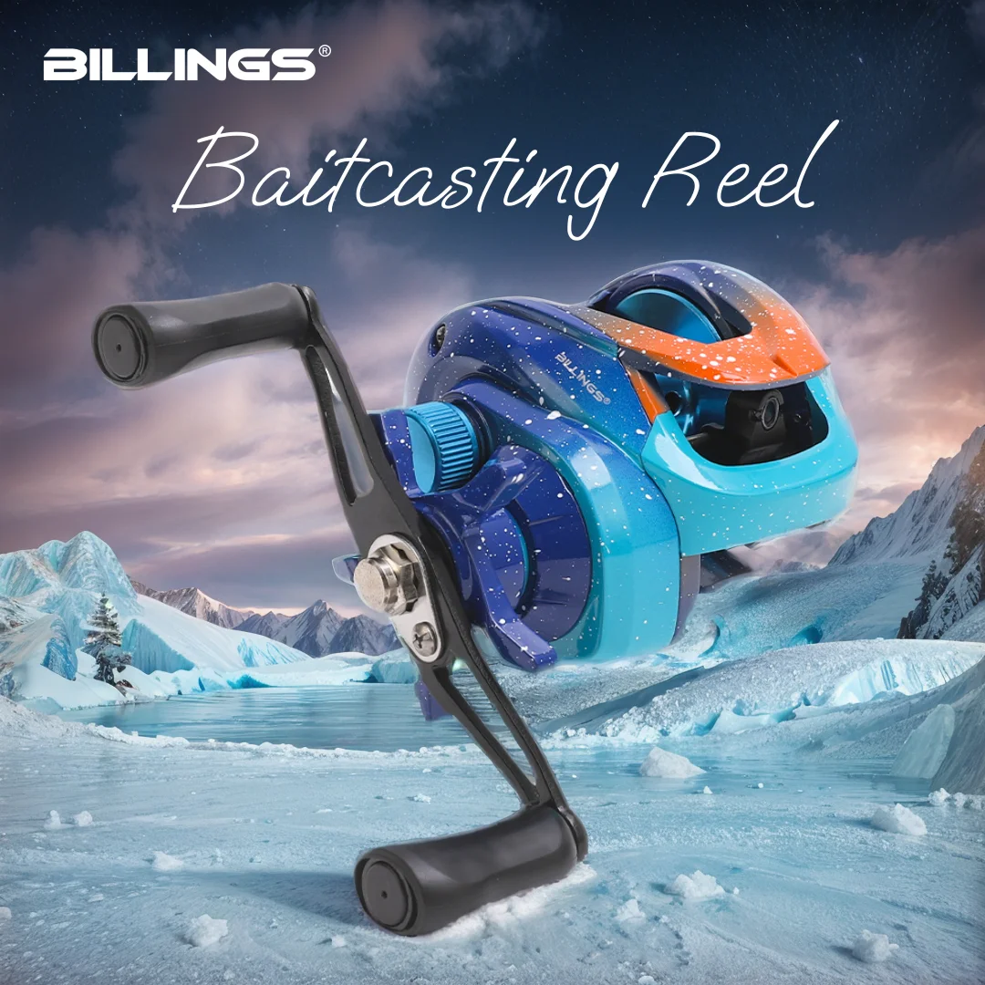 BILLINGS ST Series,6.3:1 Gear Ratio,18LB Max Drag.Baitcasting Reel,For Freshwater Saltwater