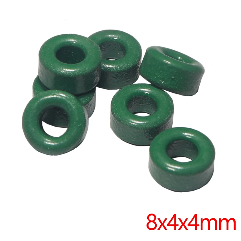 【100-20PCS】8x4x4MMManganese-zinc ferrite magnetic ring, filter common-mode inductor