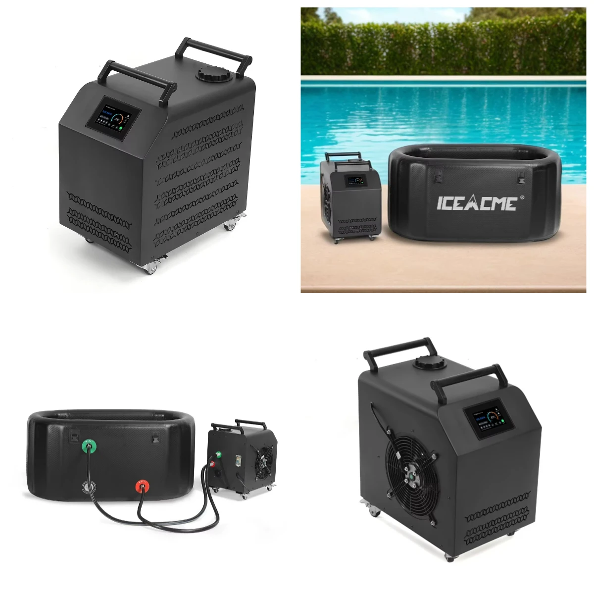 Durable & Long-Lasting Ice Bath Chiller Machine, Heavy-Duty Ice Bath Cooler Chilling Equipment for Gym & Sports Recovery