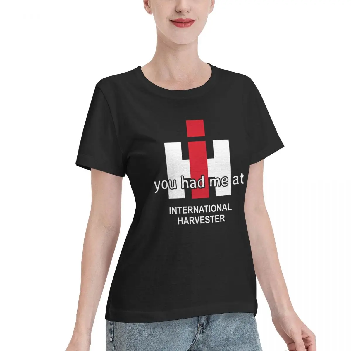 Autumn Inner You Had Me At International Harvester Women's T-shirt Relaxed Style Undergarment Cotton Top