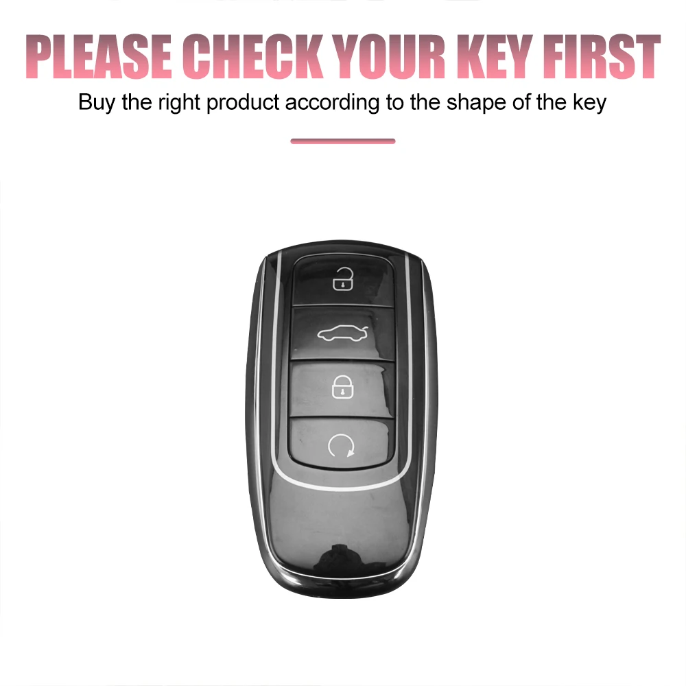Soft TPU Car Key Case Protection Cover for Chery Jaecoo J7 J8 7 PHEV 2025 Omoda 5 C5 Premium Tiggo 8 7 Pro Max Accessories
