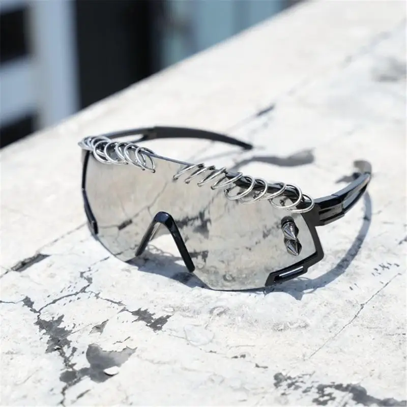 نظارات الشارع الشهير لركوب الدراجات بعدسات كبيرة الحجم لتعزيز السلامة، نظارات عصرية مريحة للرياضة ملابس غير رسمية Y166