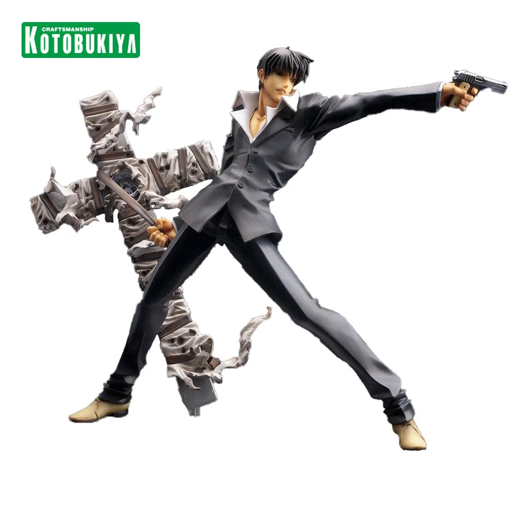 

Kotobukiya ARTFX J TRIGUN MAXIMUM Nicholas D. Wolfwood Garage Kit Anime Figure Action Figure in Stock Collection Series Original