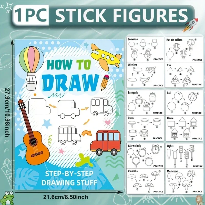 

Graffiti Coloring Step-by-Step Drawing Book for Youngsters 48 Creative Patterns Classroom Learning Tool Books Art Supplies