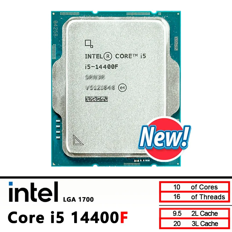 وحدة المعالجة المركزية الجديدة Intel Core I5 14400F