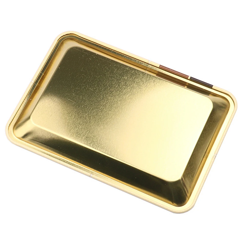 Rolling Tray 18*12.5CM Tobacco Metal Cigarette Smoking Accessories Herb Tinplate Plate Grinder Tools Various Pattern Designs