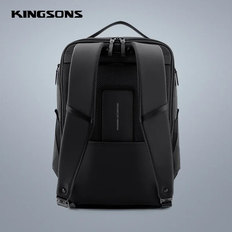 Kingsons Anti-Theft Polyester 19L Men 15'' inch Laptop Backpacks School Fashion Travel Backpack Male Backpack For Laptop Mochila