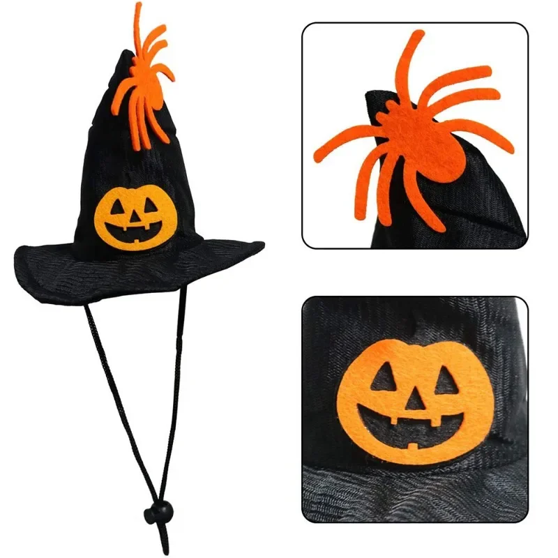 Hat Halloween Pet Small Mini Cap Cat Cape Cute Hot Sale Cap Pet Scarf Sets Pet Toys Supplies 2023 New Fashion