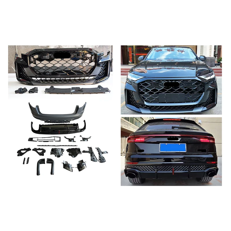 Classic Car Restomod Body Kits2019-2025 Upgraded Q8RS New Front Bumper And Bumper Sport Luxury Visual Modification Upgrade Part